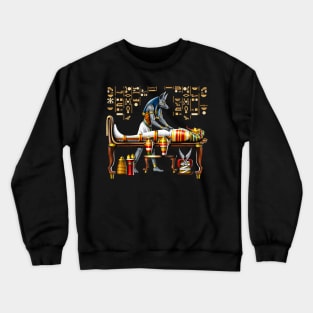 Anubis Egyptian God Crewneck Sweatshirt